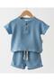 Altıntaş Baby Soft and Breathable Muslin Double Set for Baby Boys - 3