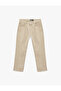 Regular Waist Cotton Vintage Straight Fit Jean Trousers - 5