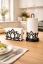 2Nd Set of Sets*Lotus Paper Towel Holder-Desktop Napkin Holder Metal Roll Towel Holder - 4