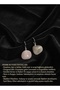 Pink Quartz Natural Stone Earrings
