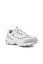 Women's White Thick Sole Glittery Detailed Casual Sneakers Sports Shoes - 3