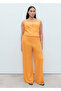 Straight Cut Draped Pants - 8