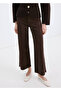 High Waisted Stitching Wideleg Jeans