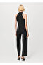 Halter Neck Belt Jumpsuit - 4