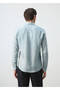 %100 keten regular kesim gömlek - 4