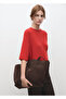 Three-Quarter Sleeve Knit Sweater
