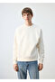 Pamuklu soft-touch iç yüzeyli sweatshirt
