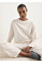Plain Cotton Two-Piece Pajamas - 6