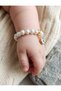 Evil Eye Beaded Baby Bracelet / Pearl Baby Bracelet / Evil Eye Baby Bracelet / Children's Bracelet - 2