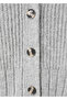 Buttoned Cardigan with Flap Detail - 5