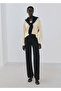 V-Neck Jersey Sweater with Contrasting Details - 2