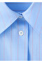 Straight Cut Shirt from Cotton and Lyocell Blend - 5