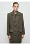 Double-breasted wool coat