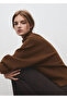 High Collar Sweater with Jewel Buttons - 7