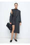 Diplomatic Striped Dress with Cut-Out Details - 2
