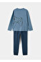 Langer Pyjama mit Muster - 2