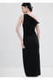 Asymmetrical dress with side slits - 4