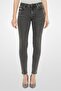 Women Skinny Fit Washed Stretchable Denim, Grey