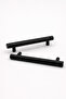 Black - Wooden Drawer and Cabinet Handle Set of 2 (128 mm)
