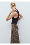 Leopard patterned midi skirt - 6