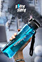 1000 ml Large Size Tritan Water Bottle with Straw, School Water Bottle with Strap and Straw, Bpa Free - 2