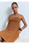 Cross-Back Lurex Dress