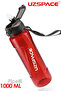 1000 ml Large Size Tritan Water Bottle with Straw, School Water Bottle with Strap and Straw, Bpa Free