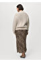 Leopard patterned midi skirt - 8