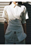 Cotton Asymmetrical Hem T-Shirt - 6