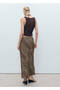 Leopard patterned midi skirt - 4