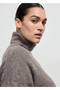 Turtleneck knitwear dress - 8
