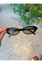 Bella Minik Slanted Small Black Table Glass Sunglasses - 8