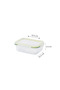 Fresh Oven-Safe Glass Rectangular Container 400ml – Airtight, Leakproof & Heat-Resistant - 2
