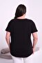 Women's V-Neck Stone Detailed Viscose Blouse - 4