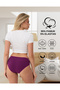 Women's Panties Cotton Colorful Bato Slip - Colorful Underwear - Pack of 10 - 3