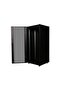 26U 600X600 Hyperline Freestanding Rack Cabinet (Black) (Front Glass Door / with Wheels) - 4