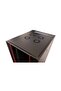 26U 600X800 Hyperline Freestanding Rack Cabinet (Black) (Front Glass Door / with Wheels) - 3