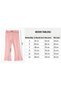 Girl's Leggings with Stone and Slit Detail, Spanish Style Flare - 5