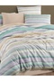 Ranforce Yetta Double Size 100% Cotton Duvet Cover Set |   With Sheets