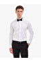 White Slim Fit Tuxedo Shirt 50324027-Vr013