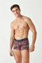 U.S. Polo Assn. Men's Navy Blue - Printed - Claret Red 3-Piece Boxers - 2