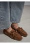 Women's Taba Suede with Tassel and Bead Details Genuine De Leather Ofer Un001-033
