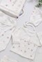 Baby Girl Ecru Canvas Scalloped Luxury 100% Cotton 10-Piece Hospital Discharge Set STL6505 - 6