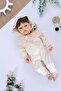Baby Girl Luxury Jumpsuit Set with Lace Hat STL6415