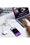 65W PD Fast Charger Dual USB-C USB-A Fast Wall Adapter for iPhone Samsung MacBook iPad - 3