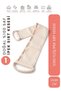 Premium Bath Products Set of 3, Body Exfoliating Glove, Facial Glove, and Back Exfoliating Glove - 2