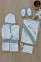 Girl Boy Baby Bathrobe Set Towel Set 100% Cotton Fabric Stl6443 - 4