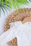 Baby Girl Luxury Romper Set with Lace Hat - 5