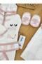 Baby Girl Pink Bathrobe Set Towel Set 100% Cotton Fabric Stl5036 - 3