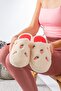 Fluffy Figured Slippers Women's Home Socks Do Not Make Sound Light Soft Sole